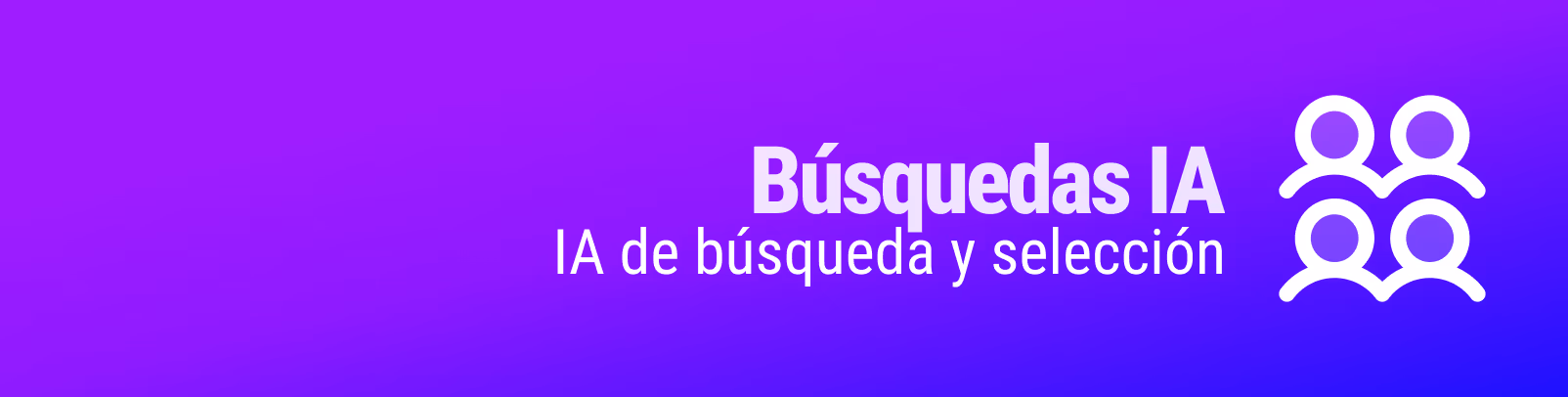 Búsquedas IA. IA de búsqueda y selección